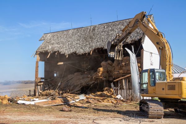 Barn Demolition in West Jordan