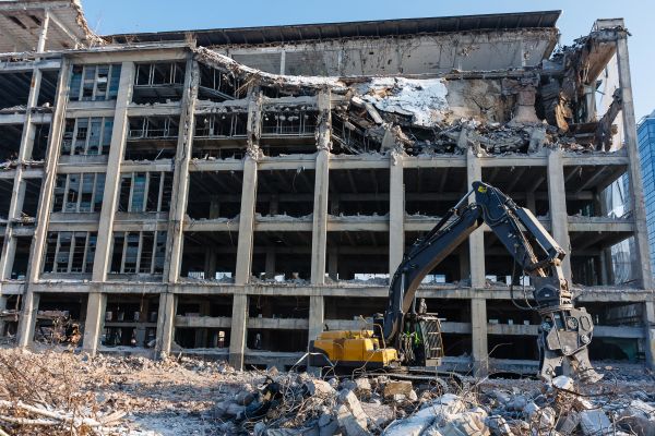 Commercial Building Demolition in West Jordan