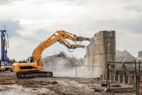 Silo Demolition in West Jordan